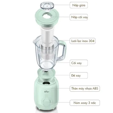 Máy Xay Sinh Tố Đa Năng Bear LLJ-B12K1 1.2 Lít 4