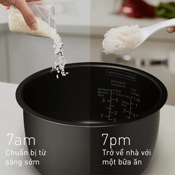 Nồi Cơm Cao Tần Panasonic SR-HFL103WRA 1 Lít