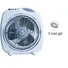 Quạt Bàn Đảo Senko BD1012