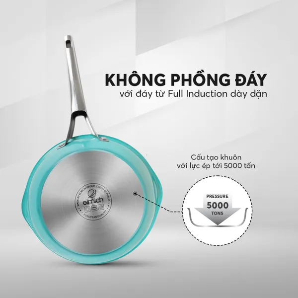 Chảo Chống Dính Full Induction Elmich EL-8105GA Size 20cm