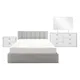 Bộ Phòng Ngủ Giường Vải ( Ngăn kéo ) Mochi KW-02 1M8