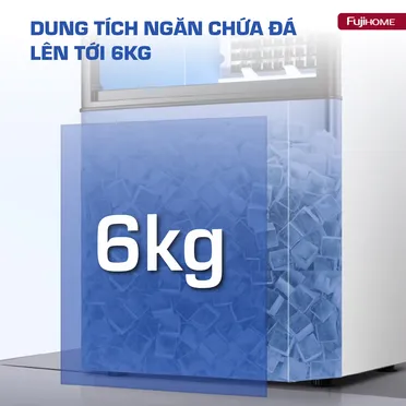 Máy Làm Đá Kèm Lọc Nước UF Fujihome IM45C 4