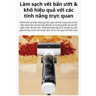 Máy Hút Bụi Lau Sàn Khô Và Ướt Đa Năng Dreame Mova K20 5
