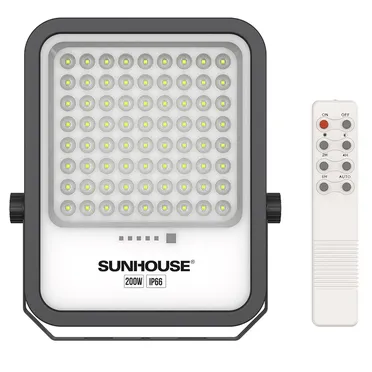 Đèn Pha Năng Lượng Mặt Trời Dùng Ngoài Trời, Sân Vườn Eco Sunhouse SHE-LECPLSE01.200W 0