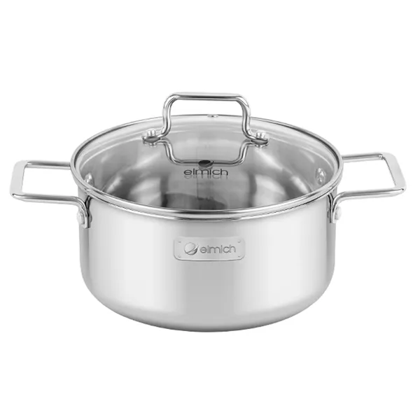 Bộ nồi inox liền khối Elmich Trimax XR EL-3842 16, 20cm