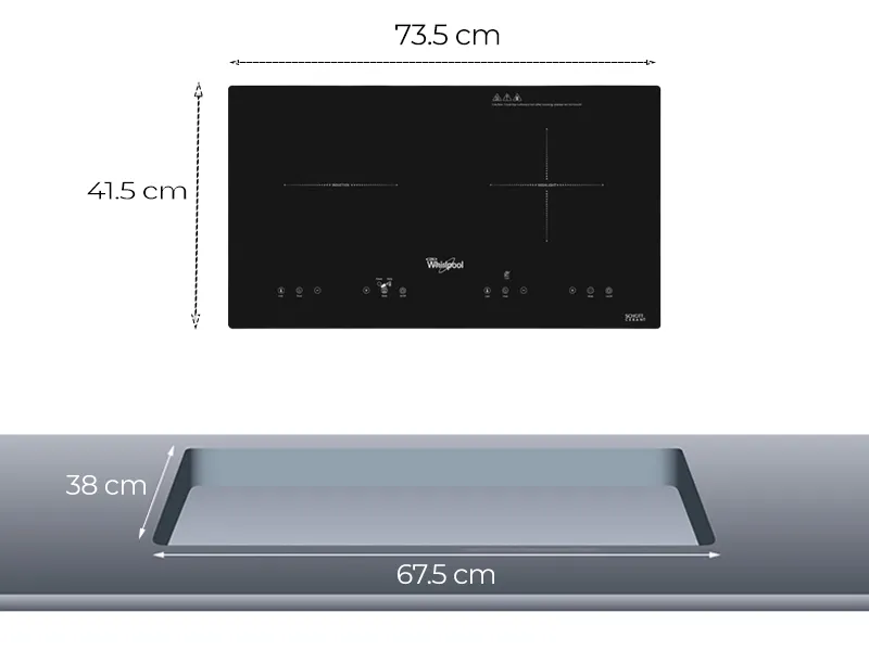 Bếp Điện Từ - Hồng Ngoại Whirlpool ACH752S/BLV