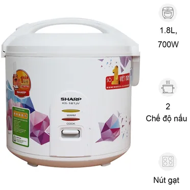 Nồi Cơm Điện Sharp KS-18TJV 1.8 Lít