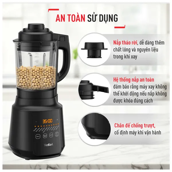 Máy Xay Sinh Tố Và Sữa Hạt Tefal BL511868 - 1.75 Lít