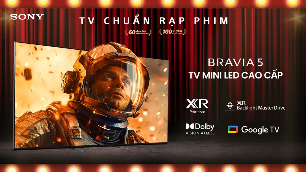 Google TiVi Mini LED Sony 85 Inch BRAVIA 5 K-85XR50