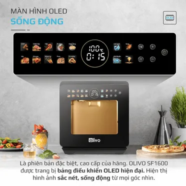 Nồi Chiên Hơi Nước Olivo SF1600 16 Lít 2