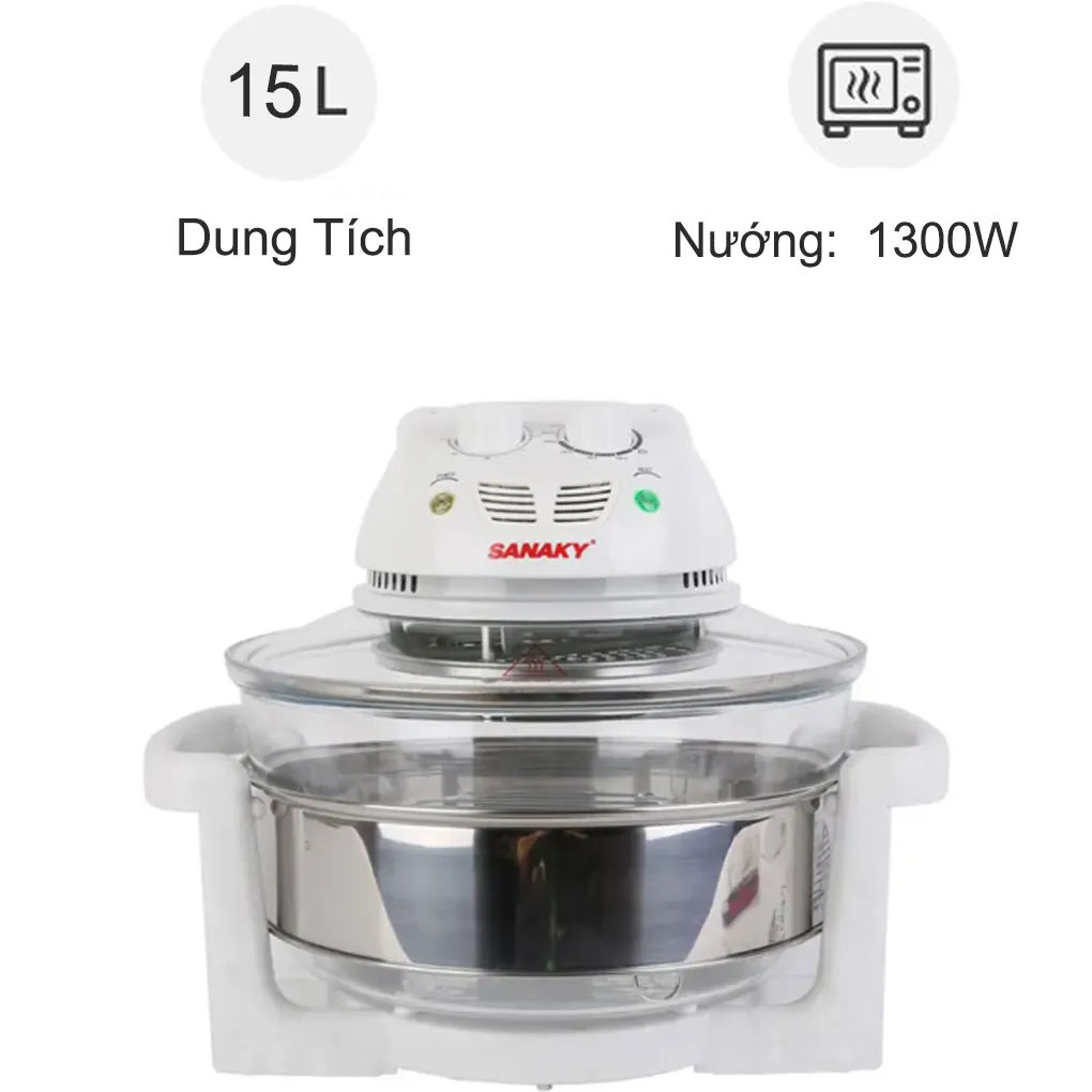 L&ograve; nướng thủy tinh VH-158T 15 l&iacute;t