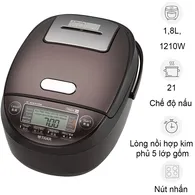 Nồi Cơm Điện Tử Cao Tần Áp Suất Tiger JPK-W18W 1.8 Lít - Nhật Bản