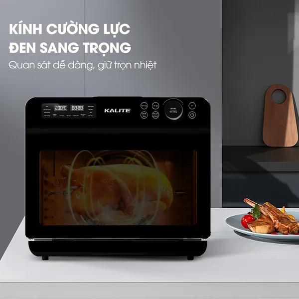 Lò Chiên Không Dầu Kết Hợp Hấp Kalite 20 Lít Fusion Pro