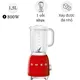 Máy Xay Sinh Tố SMEG BLF01RDEU - Đỏ