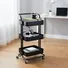 Kệ Xếp 3 Tầng Kim Loại Có Bánh Xe ECOSF3 Đen