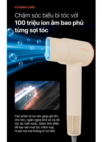Máy Sấy Tóc Tốc Độ Cao Jenniferoom JRG-HD1502LOM 1450W
