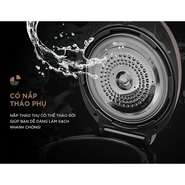 Nồi Cơm Điện Tử Áp Suất Cuckoo CRP-PWV1008F/BKDSCRVNCV 1.8 Lít