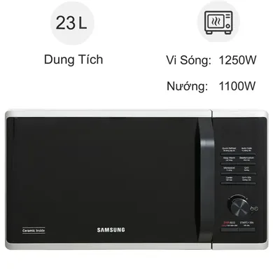 Lò vi sóng Samsung MG23K3515AS/SV 23 lít