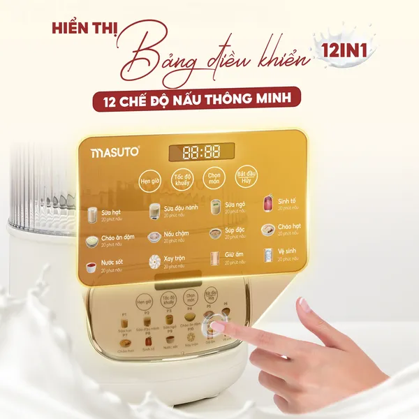 Máy Làm Sữa Hạt Masuto MSLovePlus