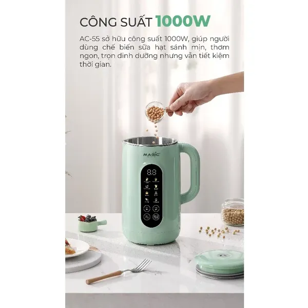 Máy Xay Sữa Hạt Magic Eco AC-55