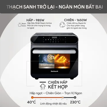 Lò Chiên Hơi Nước Đa Năng Bluestone AFB-5895 3