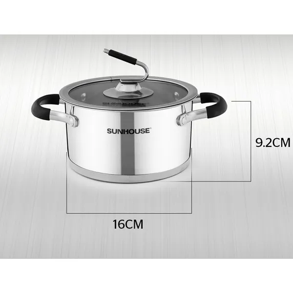 Nồi Inox 5 Đáy Sunhouse SHG24316