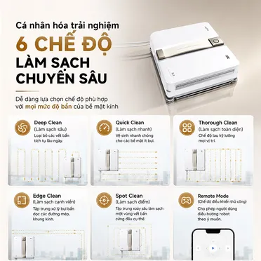 Robot Hút Bụi Lau Kính Mova N1 1