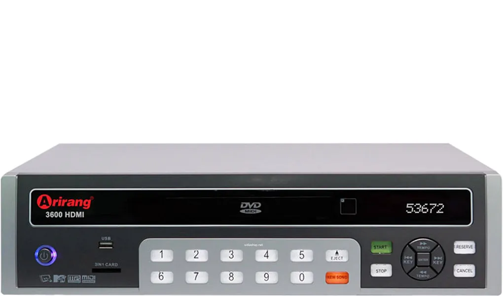 Đầu Karaoke Arirang 3600HDMI(1TB)