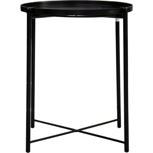 Bàn Tray Kim Loại ECOMT10 Đen