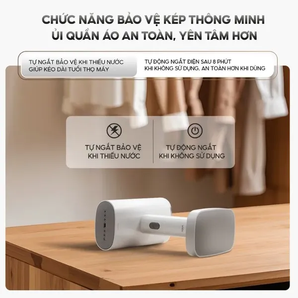 Bàn Ủi Hơi Nước Aqua AQS-W2598(W) 1200W
