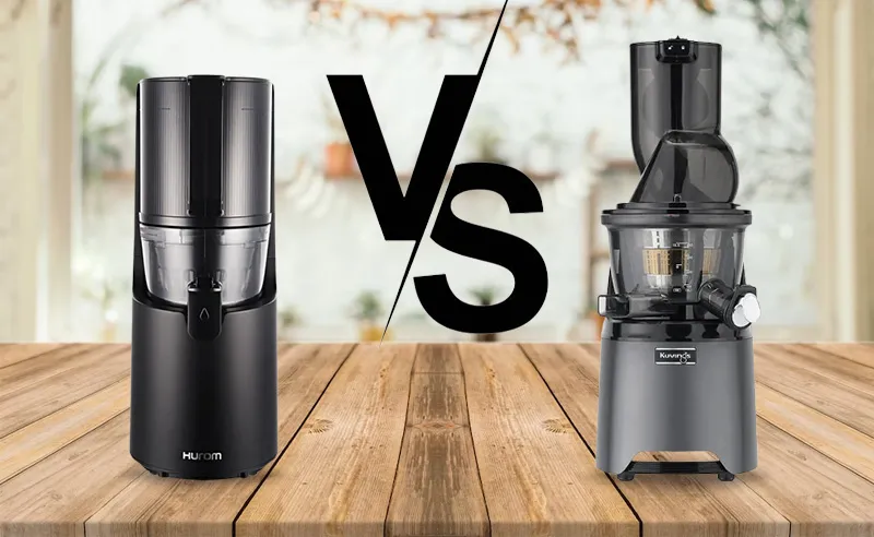 So sánh máy ép chậm Hurom và Kuvings