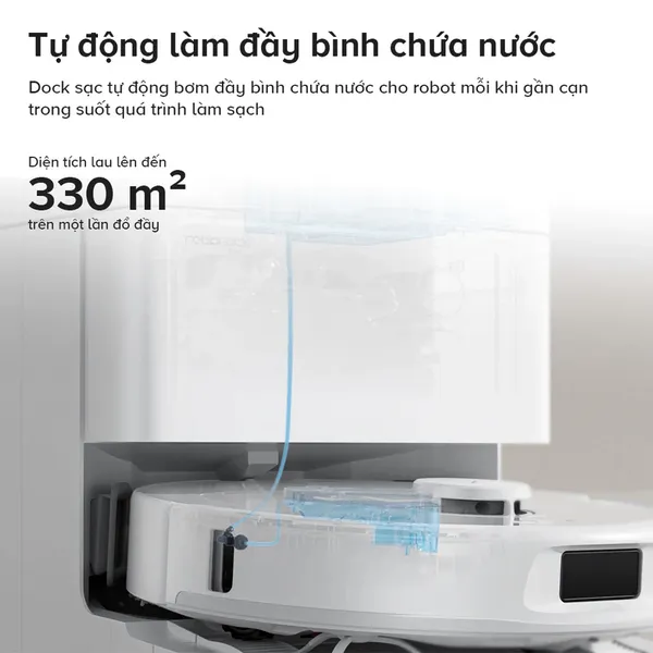 Robot Hút Bụi Lau Nhà Roborock Qrevo C Pro - Đen