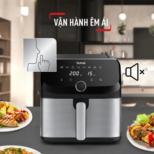 Nồi Chiên Không Dầu Tefal Mega EY855D68 7.5 Lít