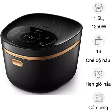 Nồi Cơm Điện Cao Tần Philips HD4539/62 1.5 Lít