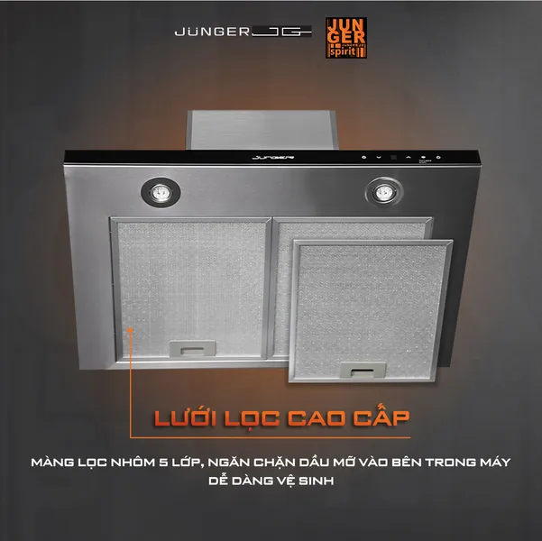 Máy Hút Mùi Junger HRJ-700 - Xuất Xứ Thái lan