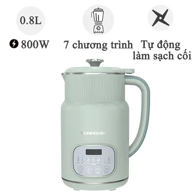 Máy Làm Sữa Hạt Đa Năng Sunhouse SHD5260 0.8 Lít