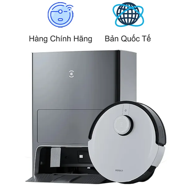 Robot Hút Bụi Lau Nhà Tự Động Xả Rác - Tự Động Giặt Khăn Lau Ecovacs Deebot X1 OMNI-DEX11 - Hàng Chính Hãng - Bản Quốc Tế