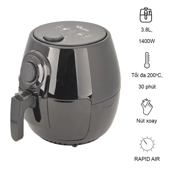 Nồi chiên không dầu Mishio MK01New