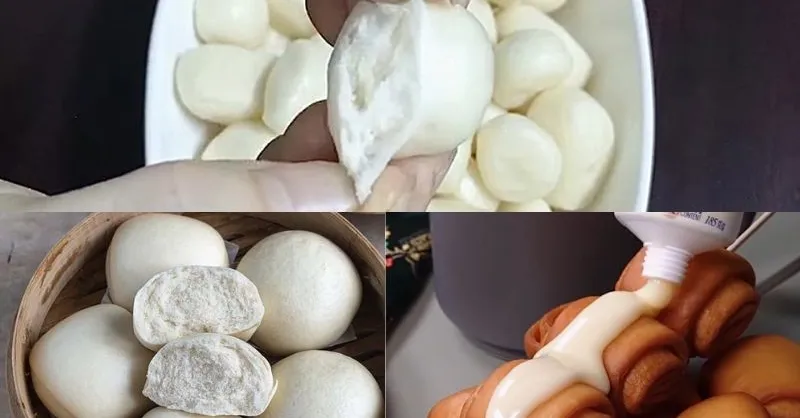 3 cách làm bánh bao sữa không cần nhân, vẫn ngon ngất ngây
