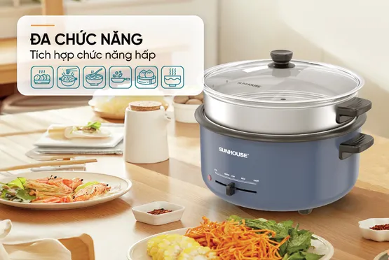 Lẩu Điện Sunhouse SHD4524 3.5 Lít 5