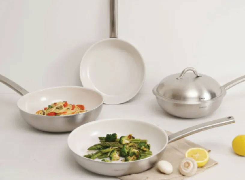 Chảo Inox 3 Lớp Edelkochen Chống Dính Ceramic 28cm EC-128