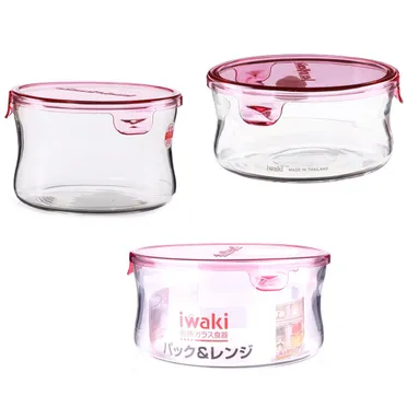 Hộp Thủy Tinh Tròn IWAKI 840ML KT7402-P 0