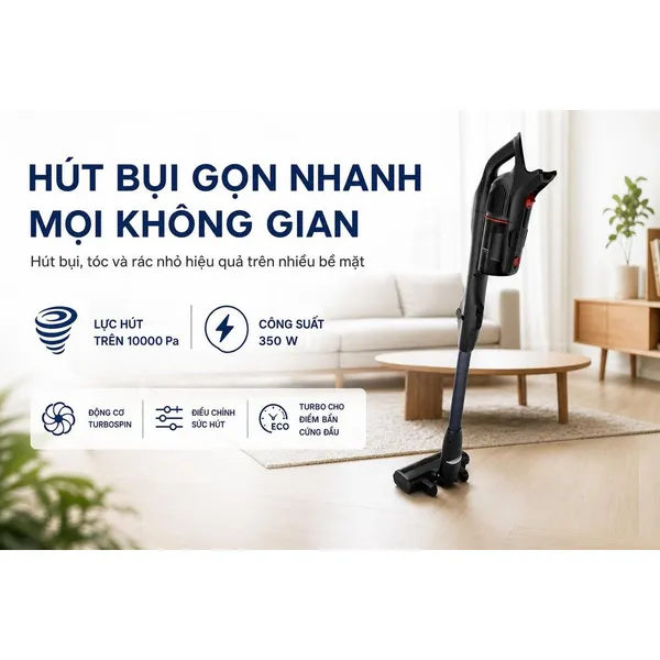 Máy Hút Bụi Không Dây Bosch BCS1051POW