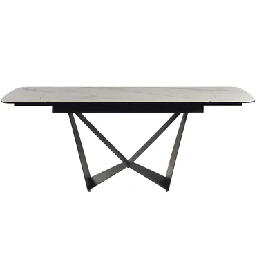 Bộ Bàn ăn (Mở rộng) Isabella VA3142-GNS-200 + 4 Ghế ăn Elsa VD3136-R Coffee 1