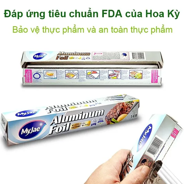 Giấy Nhôm Kháng Khuẩn MyJae 30cm x 14m