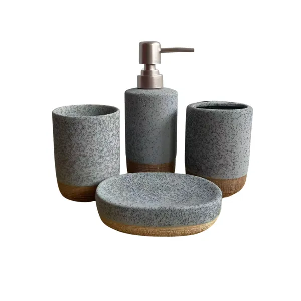 Bộ Phòng Tắm (4 món) ECOBS20253 Xám
