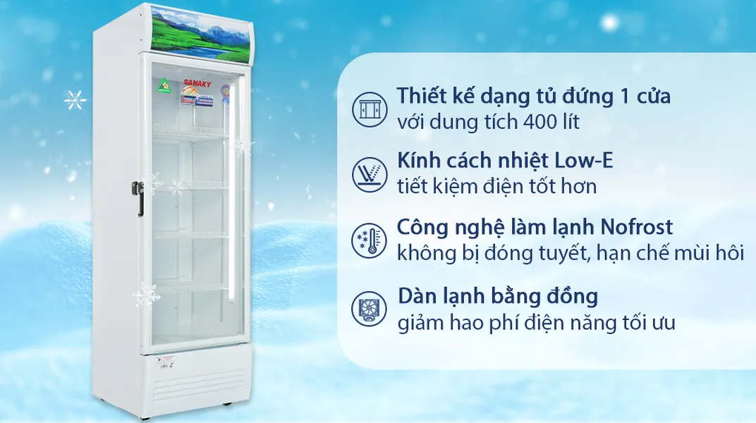 Tủ Mát Sanaky 400 Lít VH-4089K
