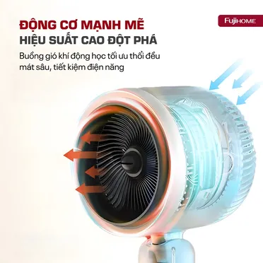 Quạt Điều Hòa Bốn Mùa Đa Năng Fujihome AC707 4