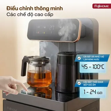 Cây Nước Nóng Lạnh Kết Hợp Bàn Pha Trà, Cafe Fujihome TB243AN 3
