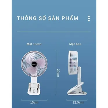 Quạt Cầm Tay Mini Perfect PF-QB2150 2